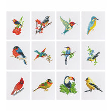 Foto laden in Gallery viewer, 12 Mini Diamond Paintings - Vogel Set