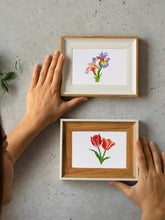 Foto laden in Gallery viewer, 12 Mini Diamond Paintings - Bloemenset