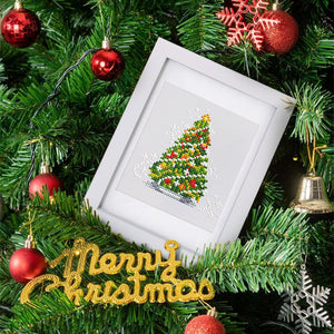 12 Mini Diamond Paintings - Kerst set 2.0