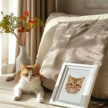 Foto laden in Gallery viewer, 4 Mini Diamond Paintings - Katten set