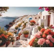 Foto laden in Gallery viewer, Prachtig Santorini | 40x50cm