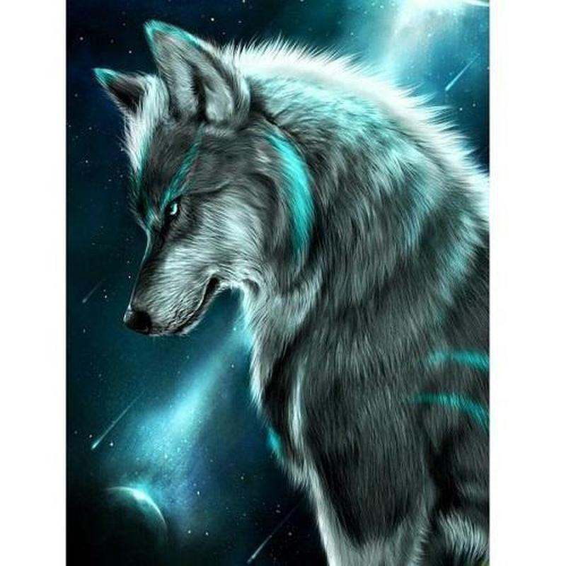 Wolf store diamond painting